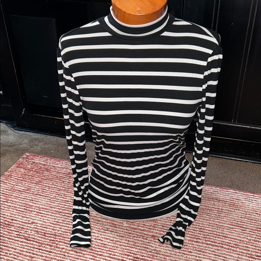 Striped Long Sleeve Women's Top